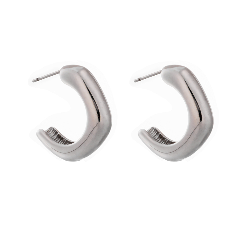 pendientes acero inoxidable mujer pendientes largos mujer MEYRROYU-pendientes de acero inoxidable 316L para mujer, joyería romántica geométrica Rectangular, novedad de , de: Verde