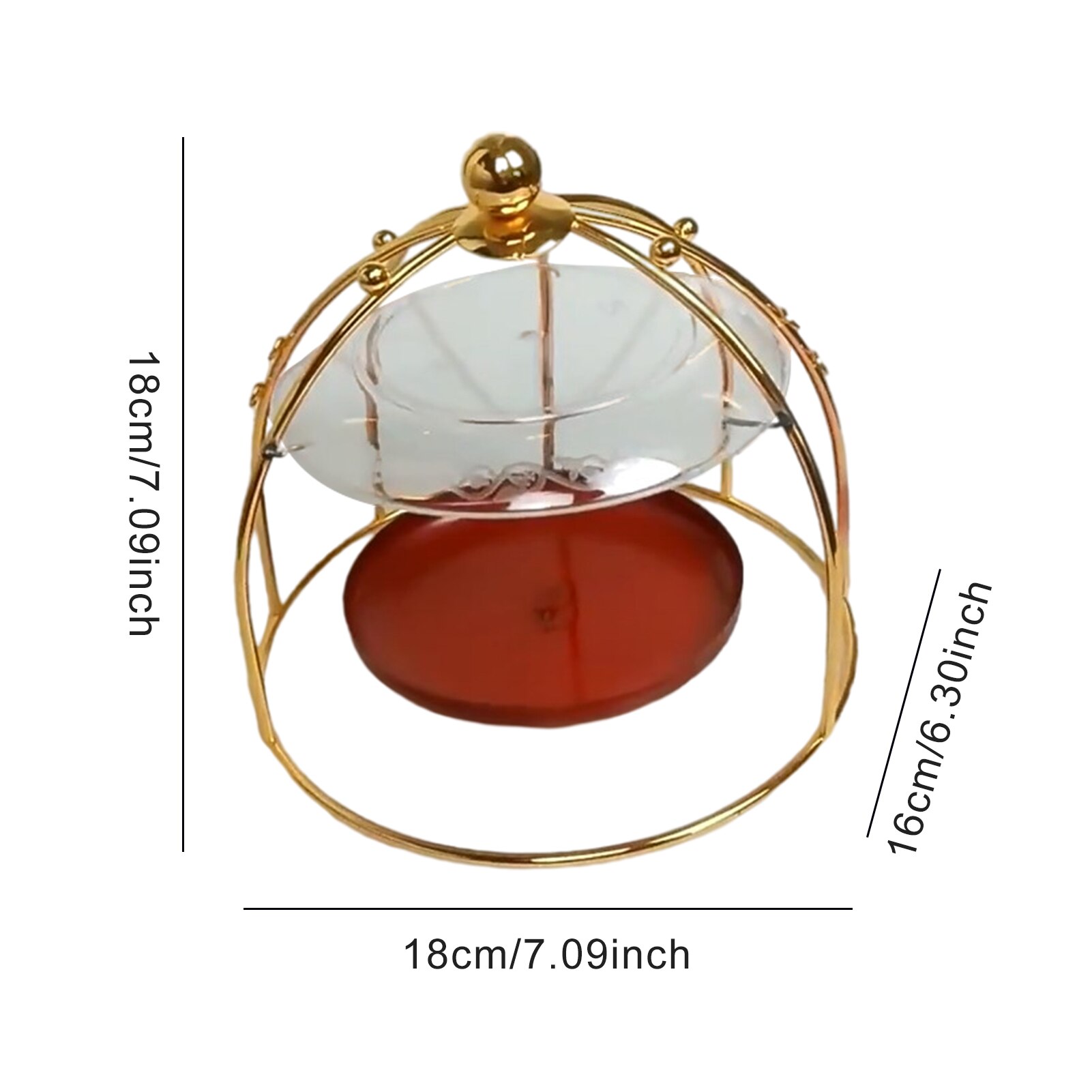 Dome Top Hummingbird Feeders Portable Exquisite PlasticsIron Humming Bird Feeders With Hook For Small Birds Courtyard Bird