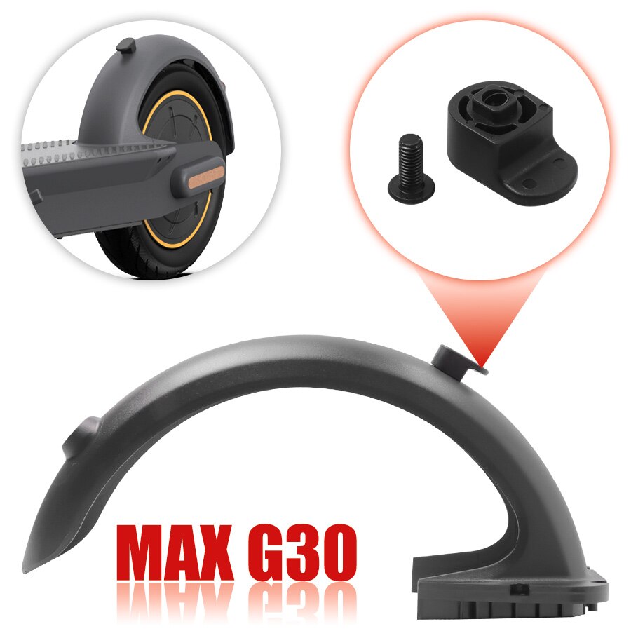 KotflüGel hinten Unterstützung Halterung Änderung für NINEBOT MAX G30 G30D Elektrische Rolle Fender Klapp Haken Beibehaltung Wasser Zubehör