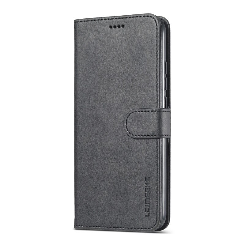 Capa tipo carteira para redmi 9a, capa de couro tipo carteira para xiaomi redmi 9a e redmi9a: Preto