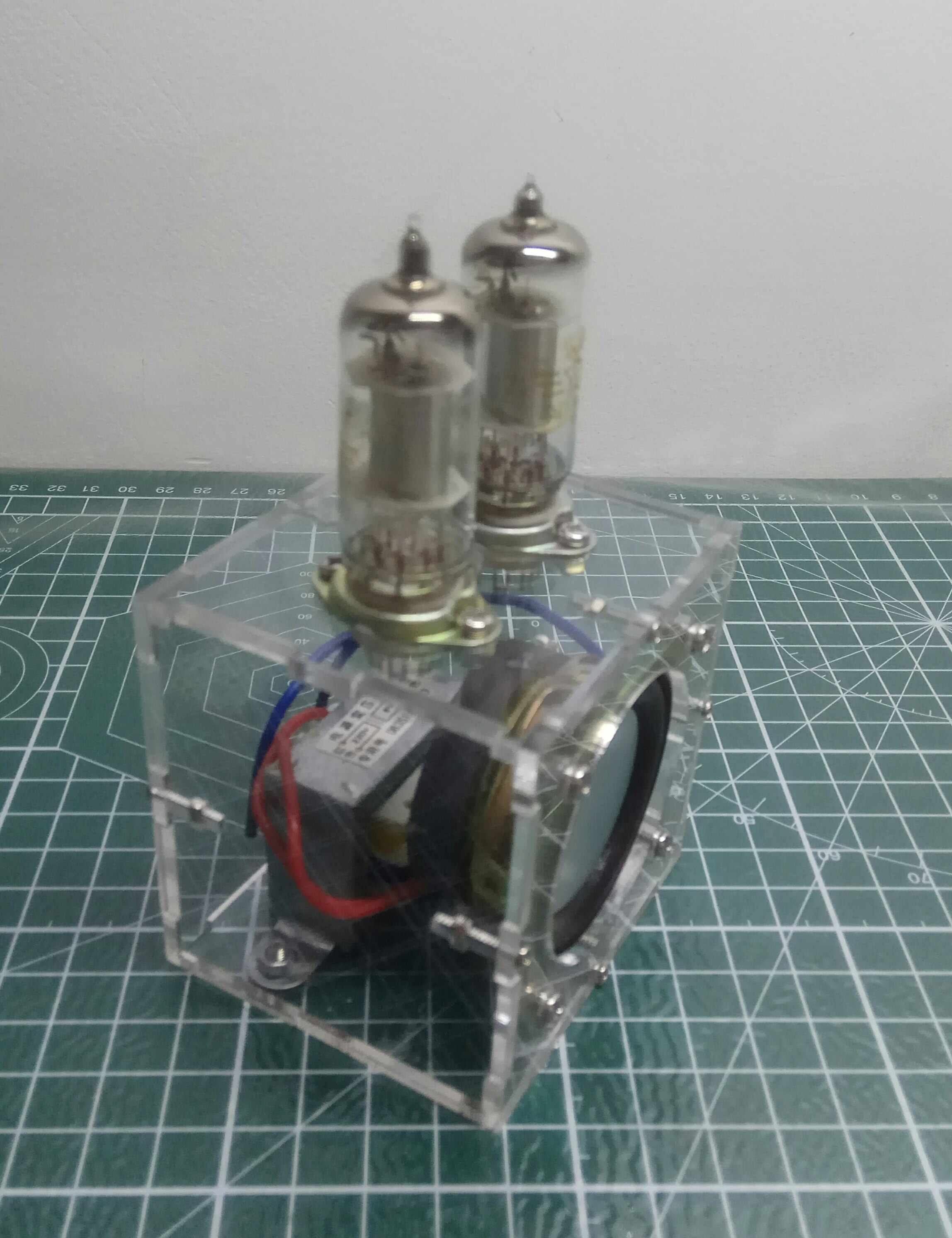 Bile Machine-amplificador de oreja de una sola lámpara, amplificador de potencia de microtubo, kits DIY, 1A2 + 2P2