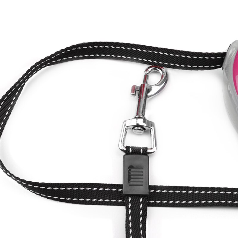 3M/5M One Hand Control Retractable Dog Leashes ABS... – Grandado - Leashes For Youthful Energy With Soft Retractable Feature