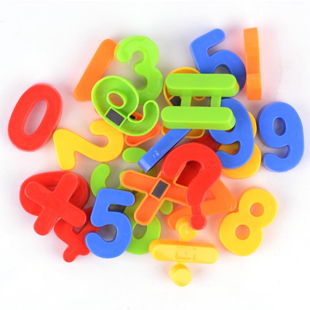 Pädagogisches Spielzeug Für freundlicher Mehrfarbig Magnet Zahlen Klein Aktivierten knapp Alphabet Kühlschrank Magnet Lernen Bildung freundlicher