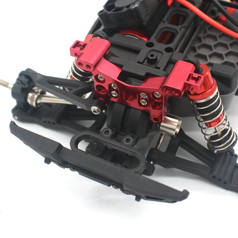 MJX Hyper Go RC piezas de coche 16207 16208 16209 16210 H16 Control remoto coche Metal soportes de choque delanteros y traseros Accesorios