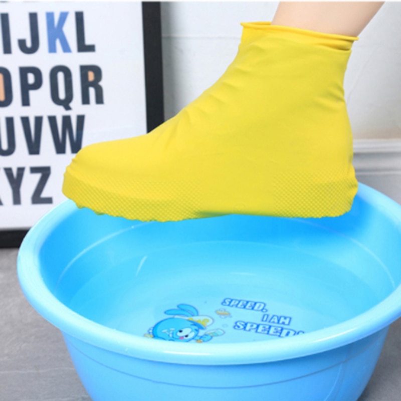 Silikon Überschuhe Einweg Wasserdichte Schuh Abdeckung Regen Männer Schuhe Abdeckungen Regen Stiefel Nicht-Unterhose Waschbar unisex