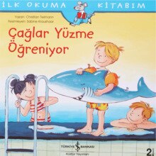 Boek, Kinderen, Turkse Taal, Caglar Is Leren Zwemmen, 24 Pagina 'S, Isbank Cultuur Publicatie, kid 'S Onderwijs