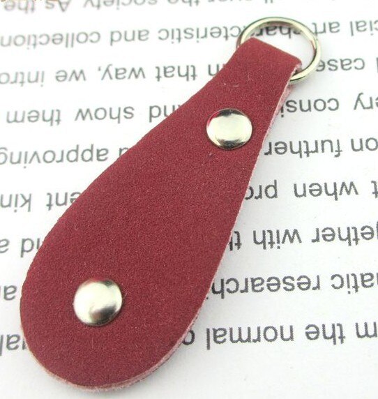 Tirette en cuir rouge rond 25 pièces | Extracteur de Zip * fermeture éclair * fermeture éclair * fermeture éclair de remplacement,