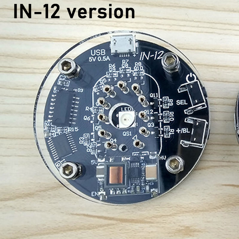 1x Enkele Buis Nixie Klok Voor QS30-1 In-12 In-14 In-18 QS18-12 QS27-1 In-8 In-8-2 Z 568M Gloeibuis In12 In14 Digitale Buis