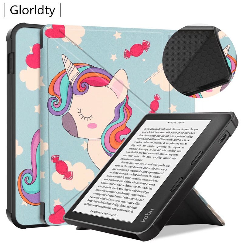 robić Kobo Libra 2 przypadku, automatyczne uśpienie/budzić magnetyczny sprytny pokrywa robić Kobo szałwia przypadku: xiao cai ma / KOBO libra2 2021