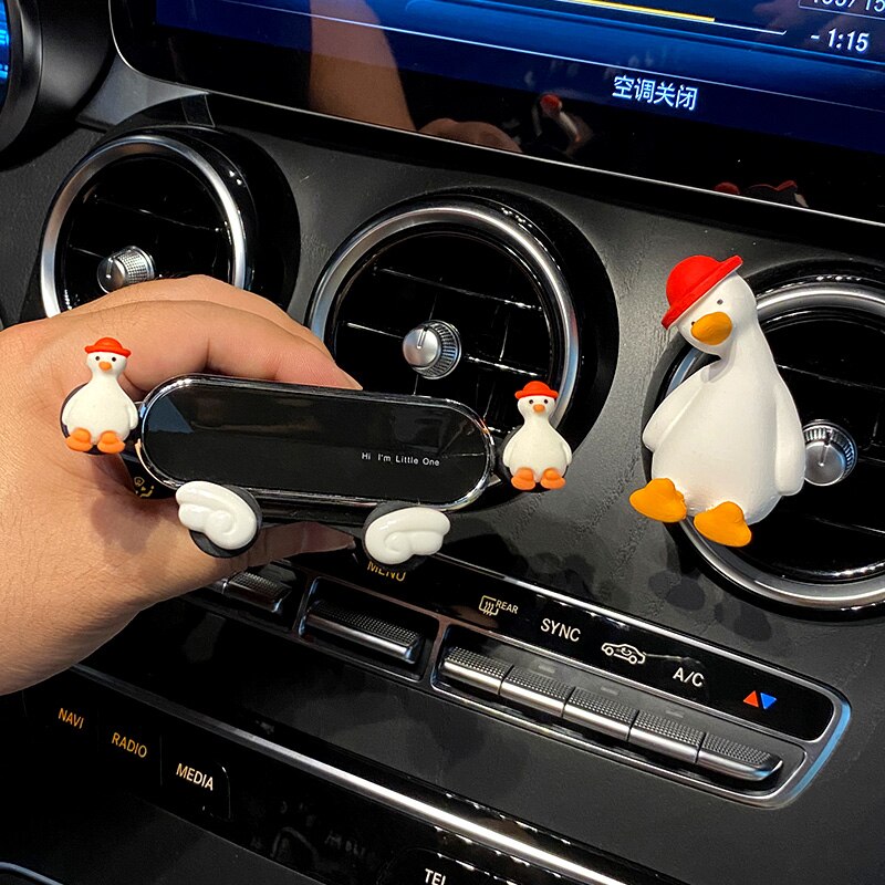 Leuke Auto Telefoon Houder Universele Auto Accessoires Airconditioning Outlet Decoratie Gps Navigatie Frame Bevestigingsbeugel: L