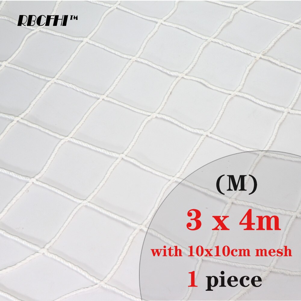 RBCFHI Plant Trellis Netting 10x10CM Square Soft Mesh Safety Home Balcony Railing Stairs Fence Against Falling Safety Netting: 3x4m mesh 10x10cm