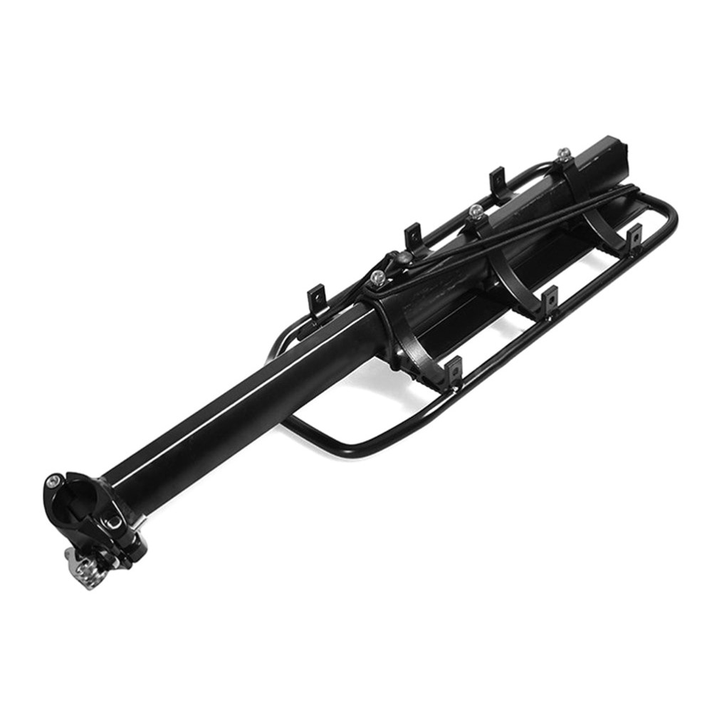Quick Release Fiets Carrier Rack Aluminium Achter Fietstas Bagagedrager Plank Fietsen Cargo Rekken Bike Mount Rekken Zadelpen (Bl