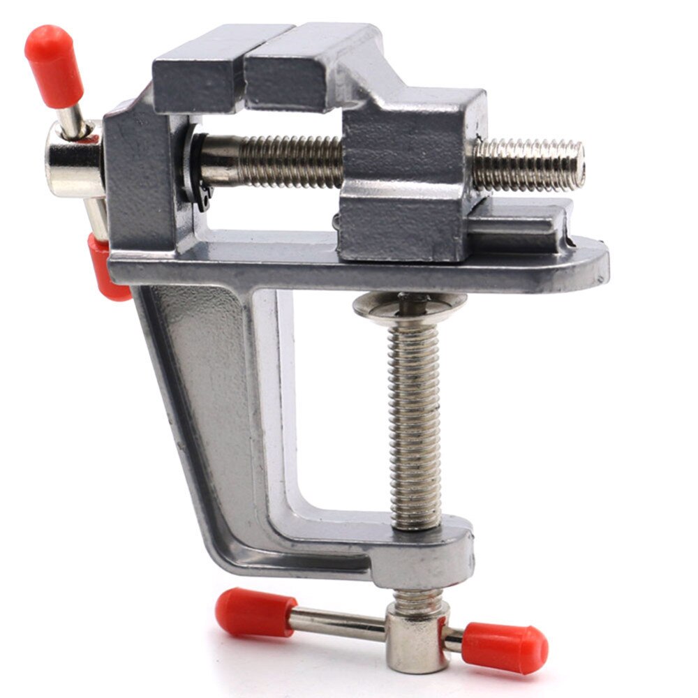 1pc Aluminum Miniature Small Jewelers Hobby Clamp On Table Bench Vise Mini Hand Tool Vice Muliti-Funcational