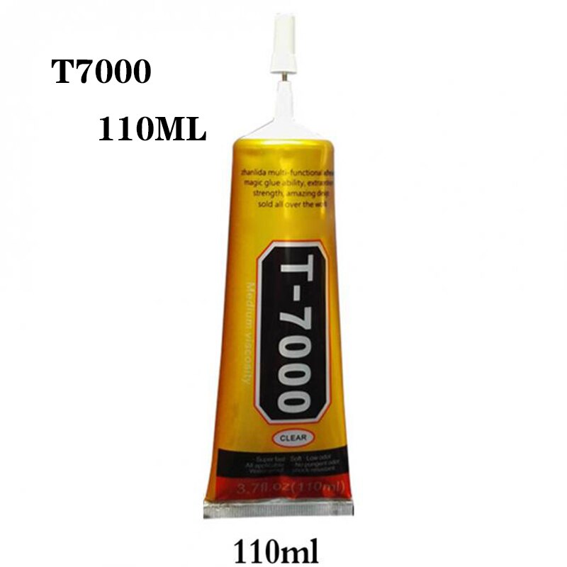 110ml T7000 Telefon Glas Anzeige Super Kleber Metall Kunststoff Klebstoff Textil Stoff Kleidung T7000 Telefon Bildschirm Reparatur Werkzeug: T7000 110ML