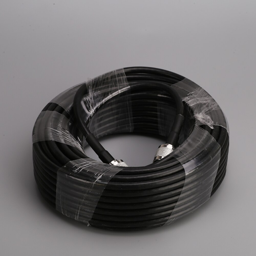 RG6 5D 20meters Low Loss Coaxial Cable 50ohm N Male to N Male Connector Communication Coax Cable For Mobile Phone Signal Booster