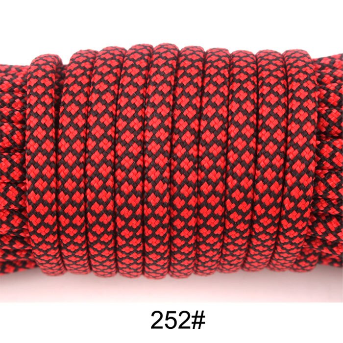 252 kolory 100FT Paracord 550 Paracord liny Cuerda Escalada Mil Spec typ III 7Strand Paracorde odkryty zestaw survivalowy: 252 / 100FT