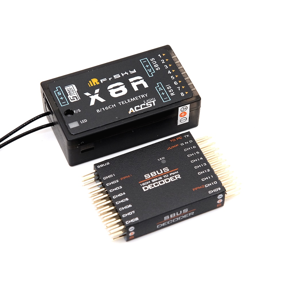 SBUS Zu PWM PPM Decoder 16CH Für Futaba Frsky X8R RXSR Grandado