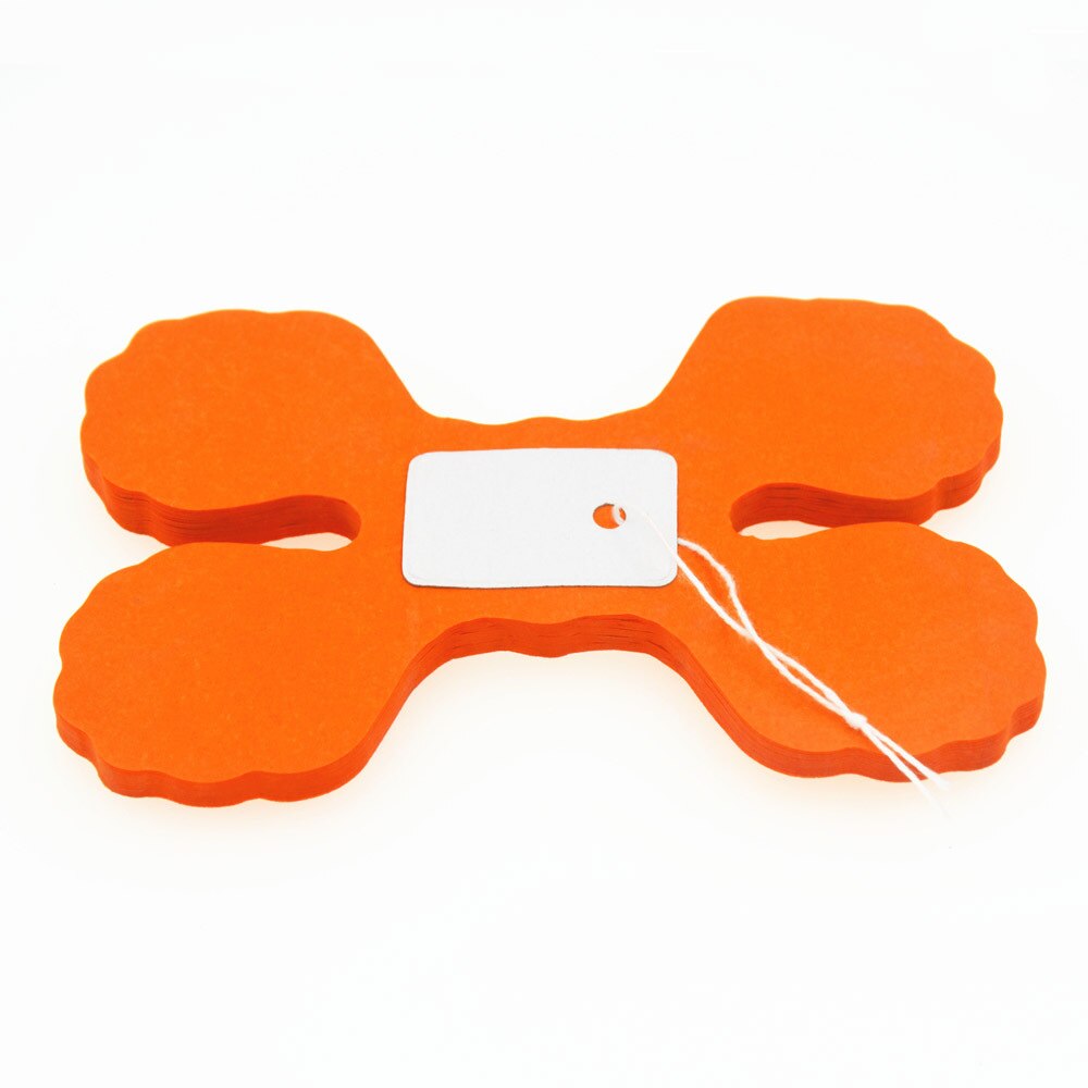 3m Multi color Clover paper banner wedding decoration garland birthday party home decor background wall Baby shower decor: Orange