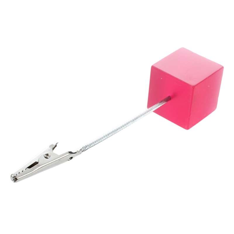 Memo grimma korthållare memo clip foto bild hållare med alligator clip rosa