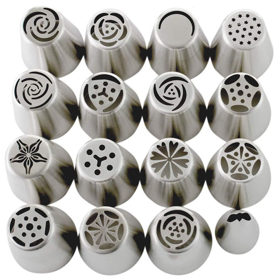 39Pcs Frosting Tips En Spuitzakken Piping Set Cake Decorating Gereedschap Herbruikbare Bakken Levert