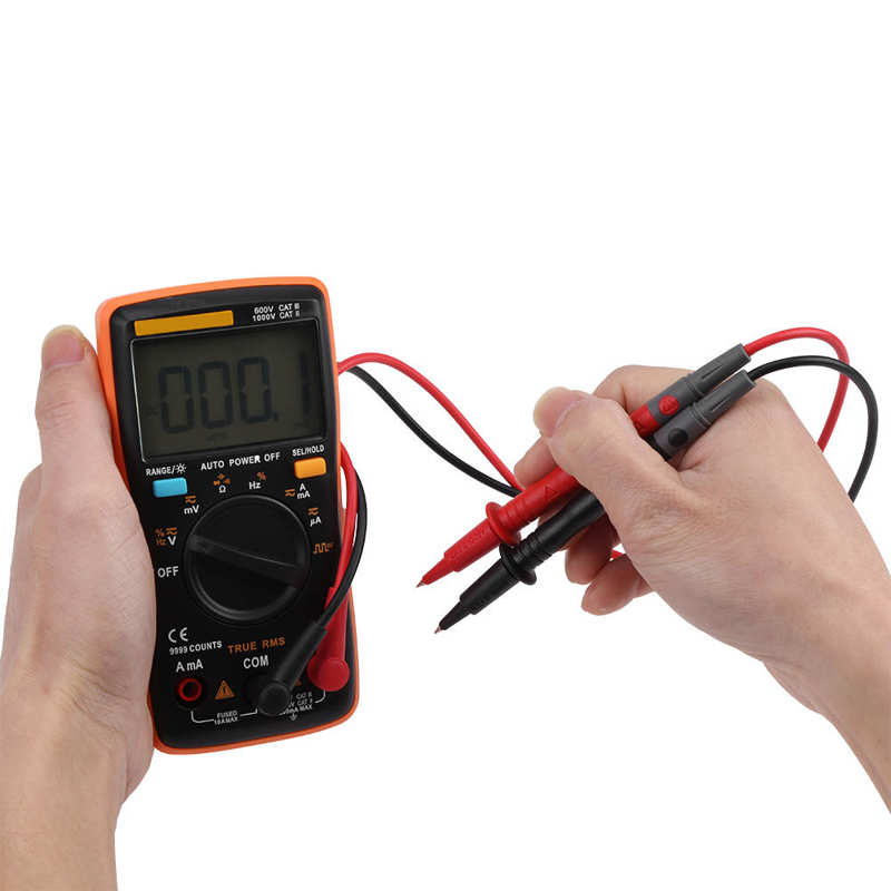 AN8008 True-RMS Digital Multimeter AC DC Voltage Ammeter Current Ohm Meter Ammeter