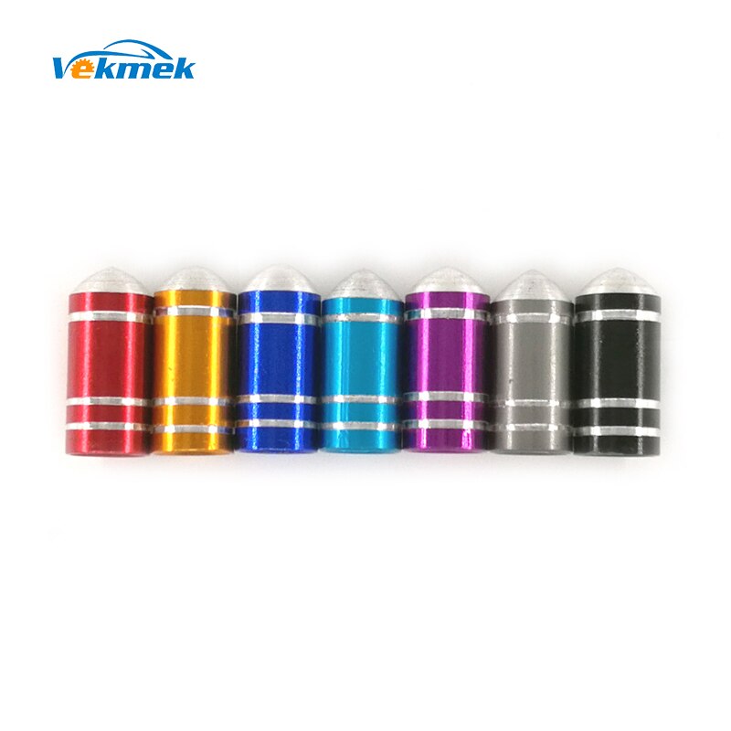 4 stuks aluminium kogelventieldoppen voor auto's, fietsen, motorfietsen, legering ventieldoppen, auto-styling onderdelen en accessoires