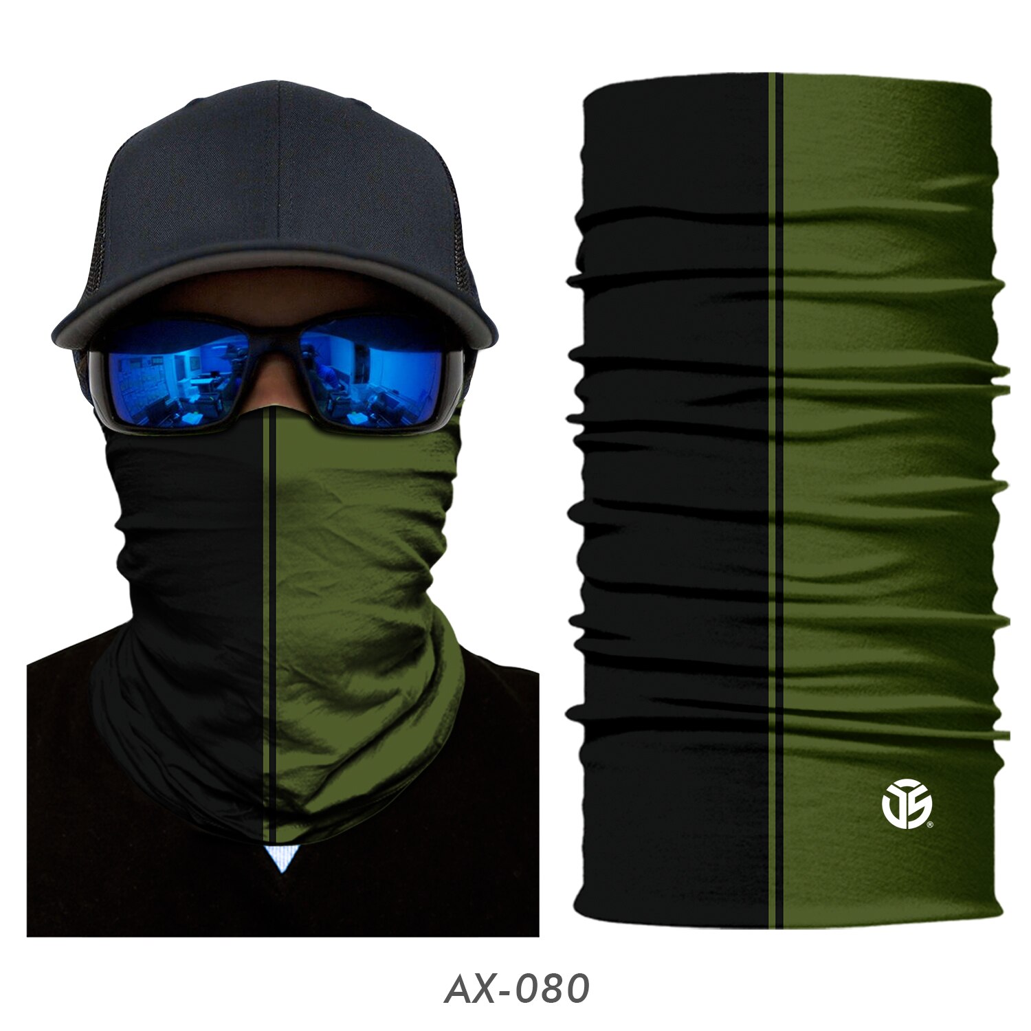 Masque facial magique sans couture, Bandana, cagoule, moto, Ski, soleil, écharpe, pêche, conduite, guêtre coupe-vent pour hommes et femmes: 80