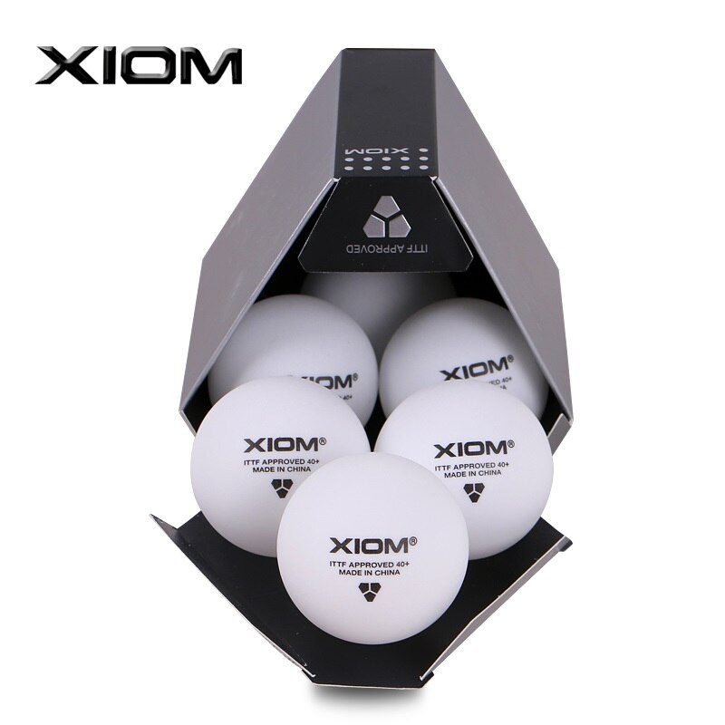 Xiom Material Plastic 40+mm ITTF Approved 3-Star Table Tennis Balls White Ping Pong Balls