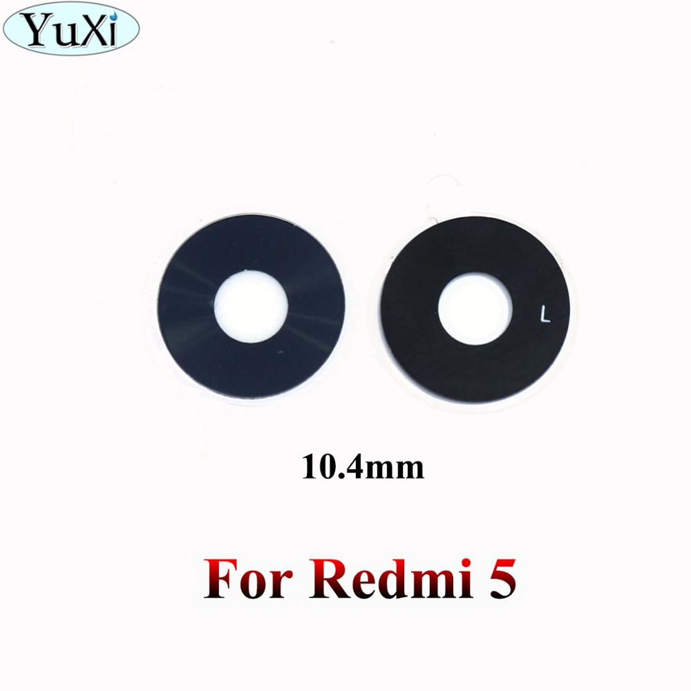 YuXi Für Xiaomi Redmi 5/Redmi 5 Plus Kamera Glas Objektiv Zurück Hinten Kamera Glas Objektiv mit Kleber Ersatz reparatur Ersatzteile