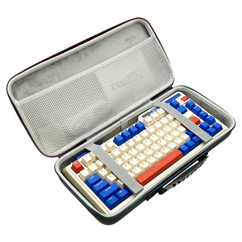 Voor Kzzi K75 Pro Rgb 75% Toetsenbord Opbergtas Rits Draagbare Waterdichte Eva Case Schokbestendige Organizer