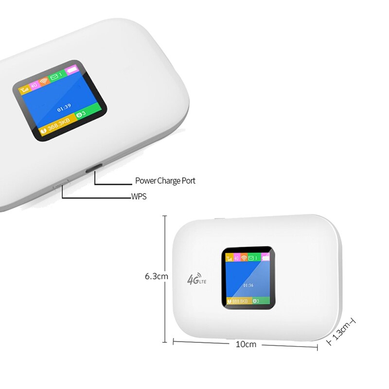 4G Wifi Router Mini Router 3G 4G Lte Draadloze Draagbare Pocket Wi-fi Mobiele Hotspot Auto Wifi router (Europa Versie)