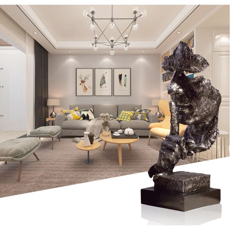 Kreative Stille Ist Gin Wein Schrank Dekoration retro Dekoration Hause Wohnzimmer Bücherregal Schreibtisch Skulptur Schnickschnack