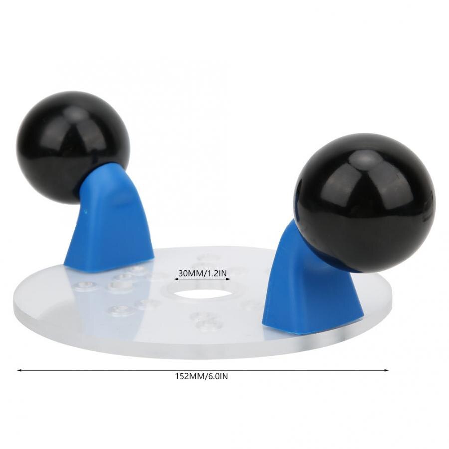 Woodworking Router Base Plate Acrylic Transparent Base Fit for Electric Trimmer Router for DIY Craft Mold Fixed