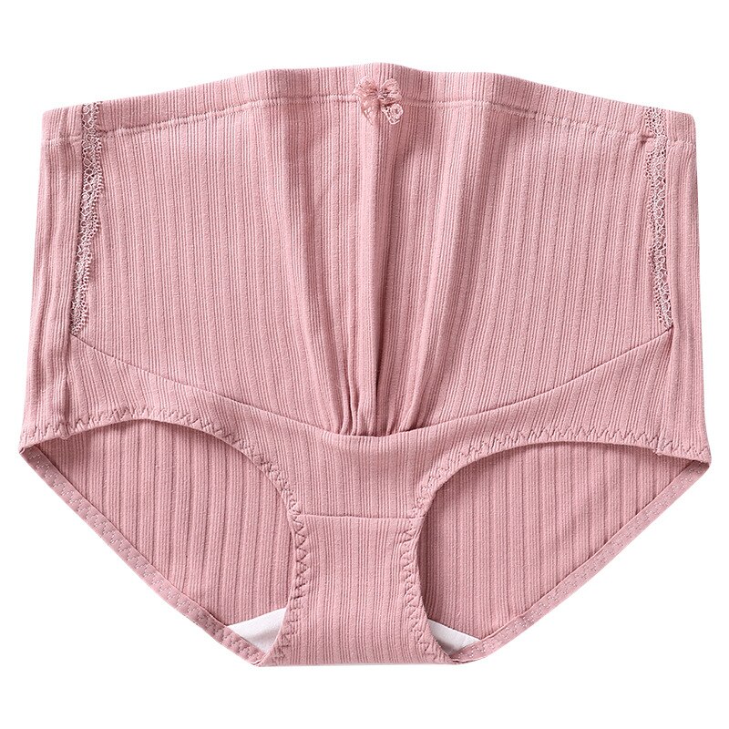 Mutandine di pizzo premaman a vita alta donne incinte pancia mutande slip gravidanza intimo donna abiti traspiranti rosa grigio