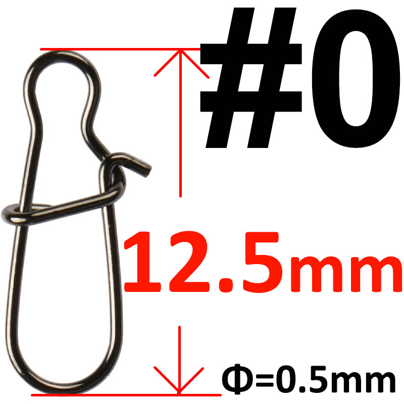 Gancho de pesca de acero inoxidable, enganchado a presión de 50 o 100 piezas, accesorios de Clip, aparejos para Barril giratorio, señuelo: Rojo