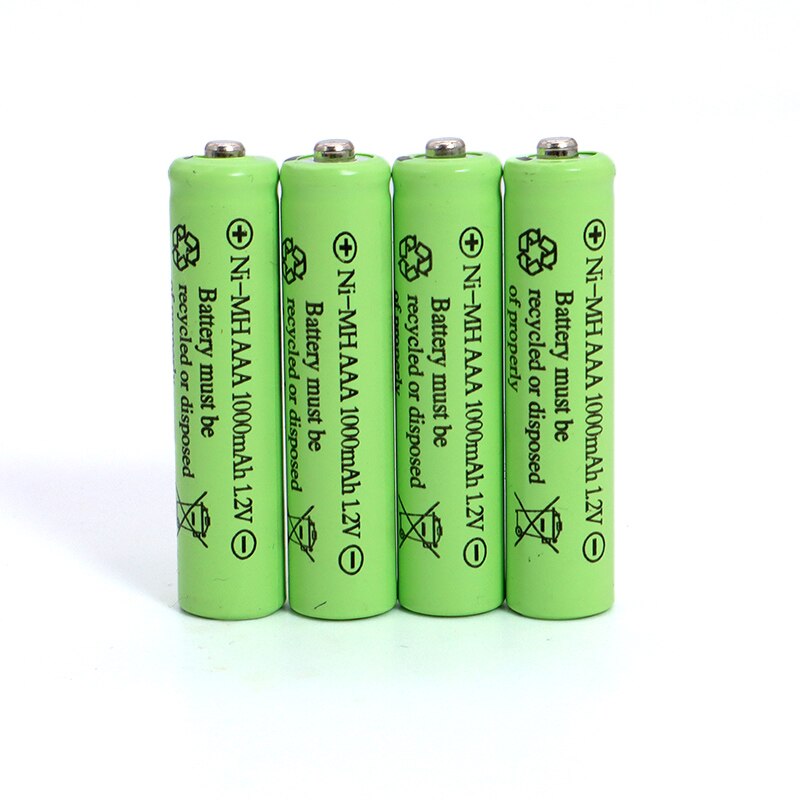 1.2V Aaa Batterijen 1000Mah Oplaadbare Ni-Mh Batterij 1.2V Ni-Mh Aaa Voor Elektrische Afstandsbediening Auto Speelgoed Rc ues