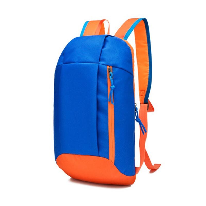 Outdoor Sport Wandelen Camping Rugzak Grote Capaciteit Knapzak Rugzak Fietsen Reizen Waterdichte Verstelbare Riem Lichtgewicht: Blue Orange