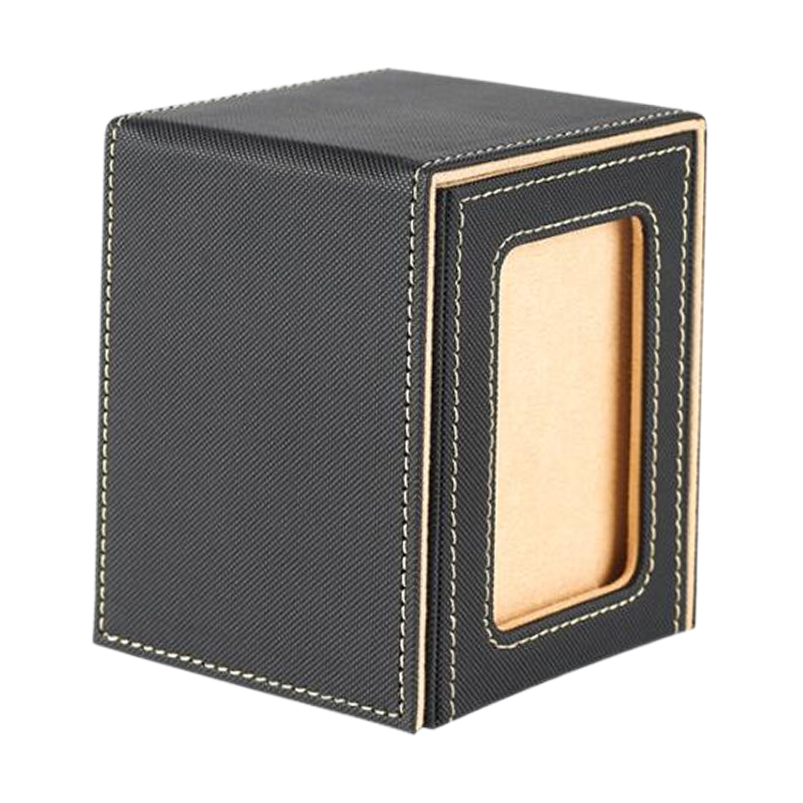 Card Deck Box Card Organizer with Display Window Holds 100+ Cards Card Deck Case for Collectible Card Sports Cards Game Card: Yellow