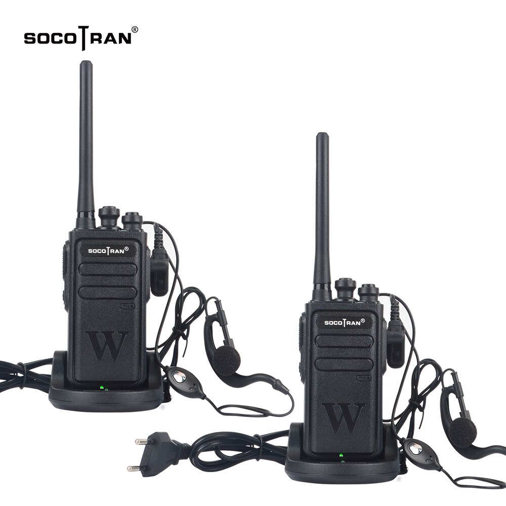 2 teile/los Socotran WH-118 Walkie Talkie UHF Zwei weg Radio Bahnhof UHF 400-470MHz 16CH Tragbare Transceiver mit hörer: Ursprünglich Titel