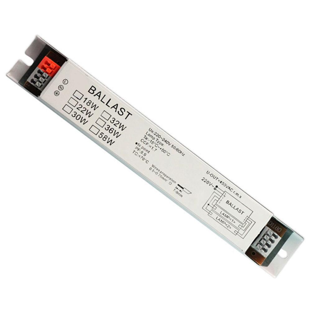 Ballast électronique à lampe fluorescente, 2x36W, 220-240V AC, T8, 11UA