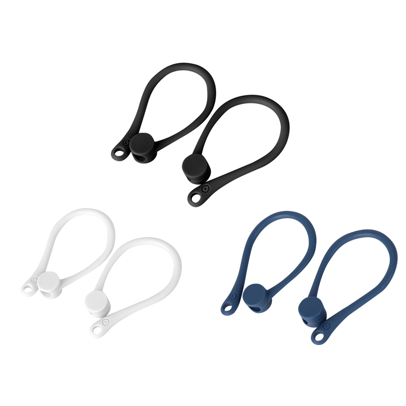 Mini ganchos de auriculares inalámbricos Bluetooth anticaída, soporte Protector de auriculares, gancho de oreja antipérdida deportivo para Airpods 1 2 Air Pods: M / WHEAT