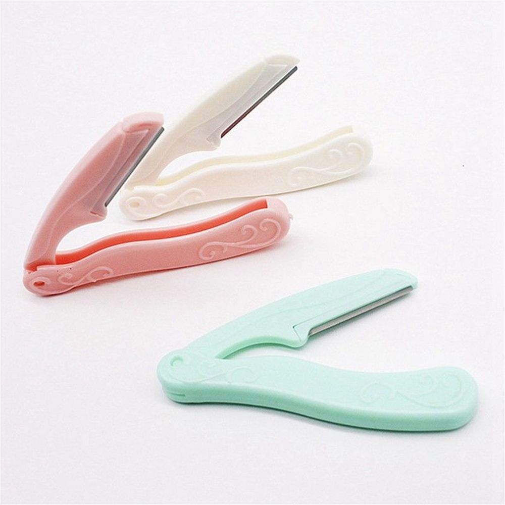 3 pièces/ensemble rasoir de sourcils femmes toilettage rasoir façonnage sûr rasoir visage épilateur cosmétique maquillage outils