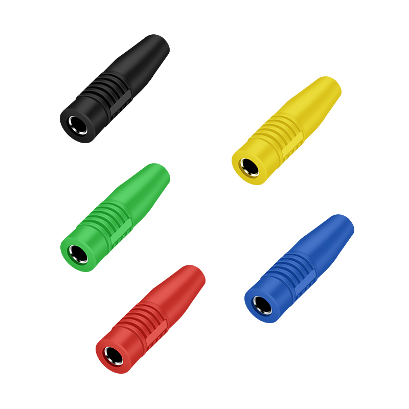 (20 PCS) Koper 4mm Banaan Plug Vrouwelijke Hoofd Insert Aansluiting Geïsoleerde Jack Plug Draad Soldeer Connector