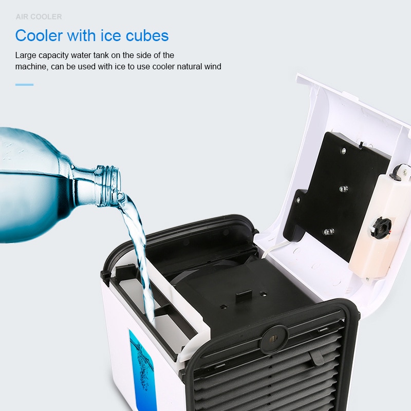 Portable Space Air Cooler With Ice Cubes Quick Air Conditioner Fan Office Home Air Coolers Mini Air Conditioner mini condition