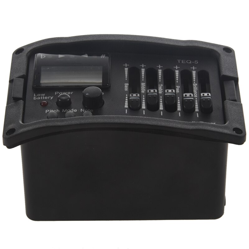 5 Band Acoustic Guitar Preamp EQ Equalizer Classical Acoustic Guitar Amplifier Digital Blend Tuner Piezo Pickup