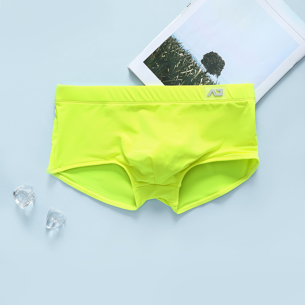 Cueca boxer masculina, calção de banho, estiramento, esportes, confortável, antibacteriano, respirável, impressão, cuecas jovens: XXL / Verde
