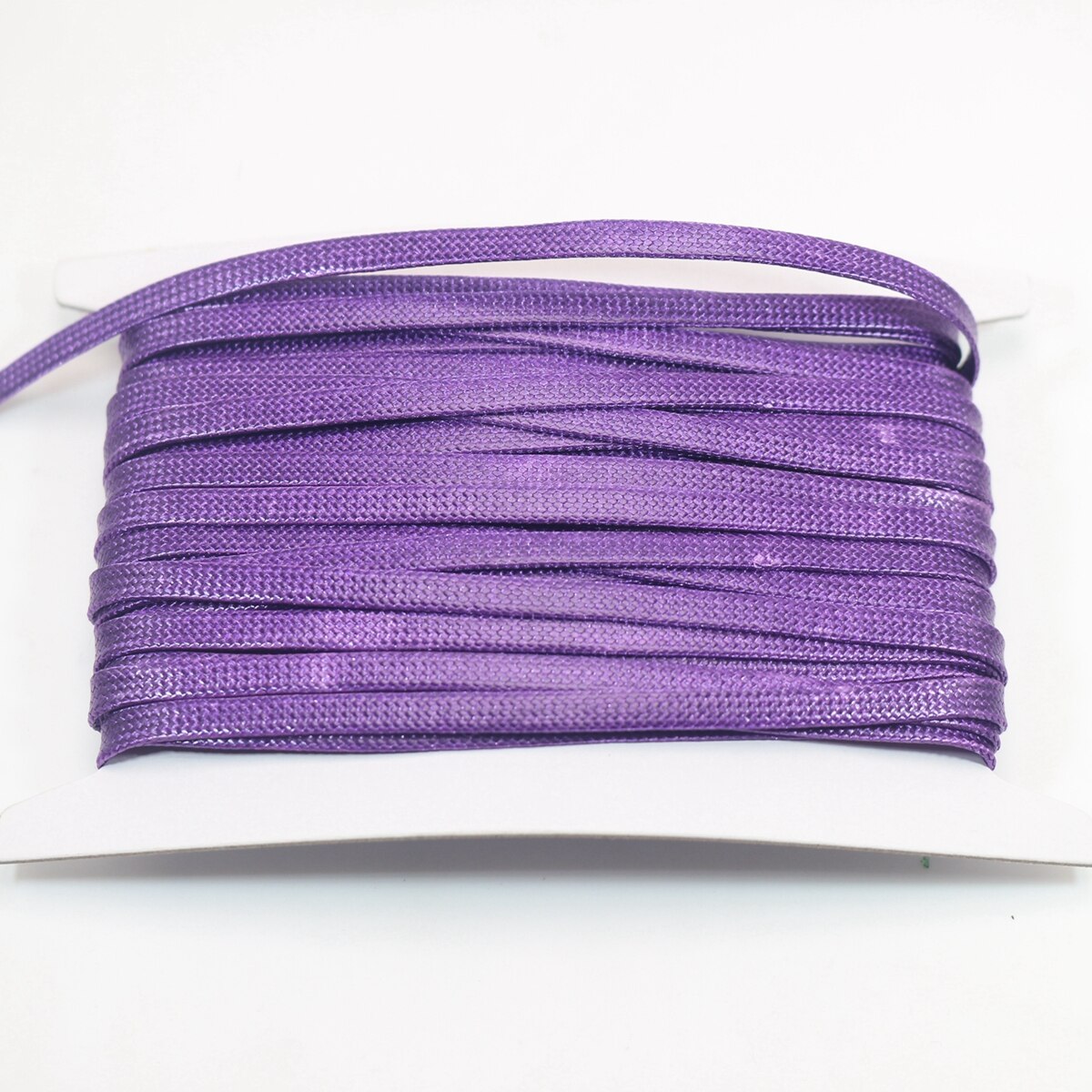 11 Yards FLAT 4mm Korean Waxed Textured Cord Craft Lace String Thread Various