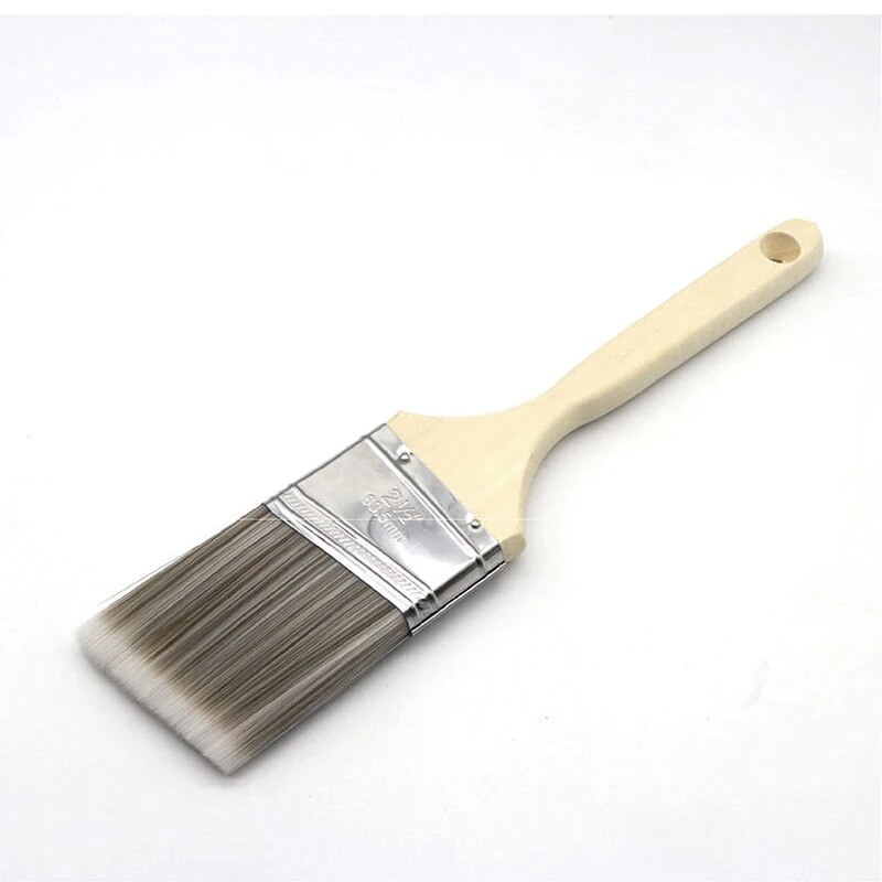 Pinceles de pintura piezas, pinceles de ángulo de grado para artista acrílico, todo látex y pinturas al óleo, mejora del hogar, uso Interior y Exterior, 5 uds.