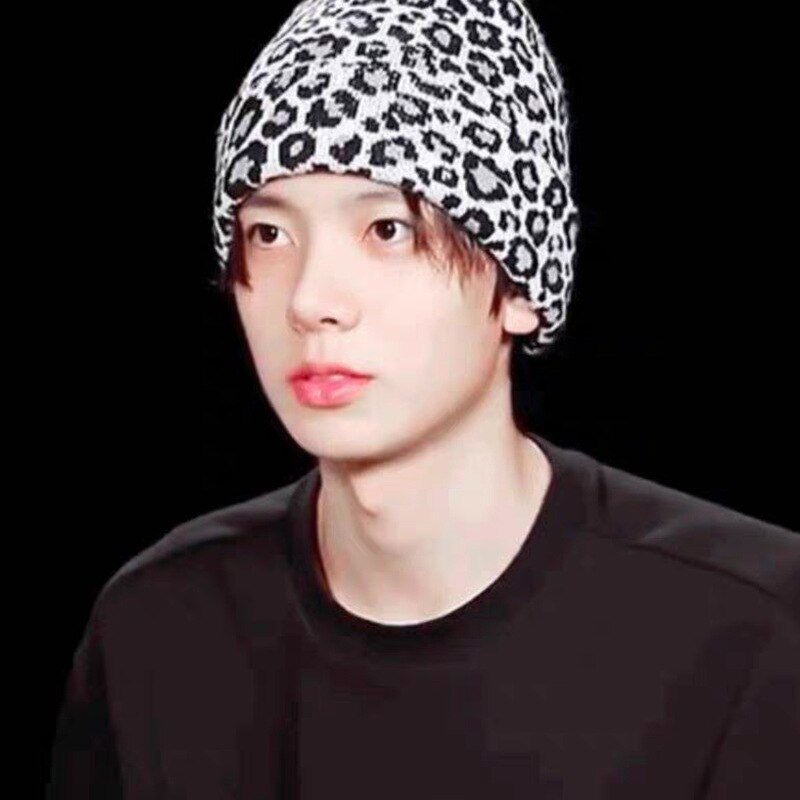 Bonnet imprimé léopard pour Femme et homme, Chapeau, Casquette, Hip Hop, tendance, collection hiver 2022