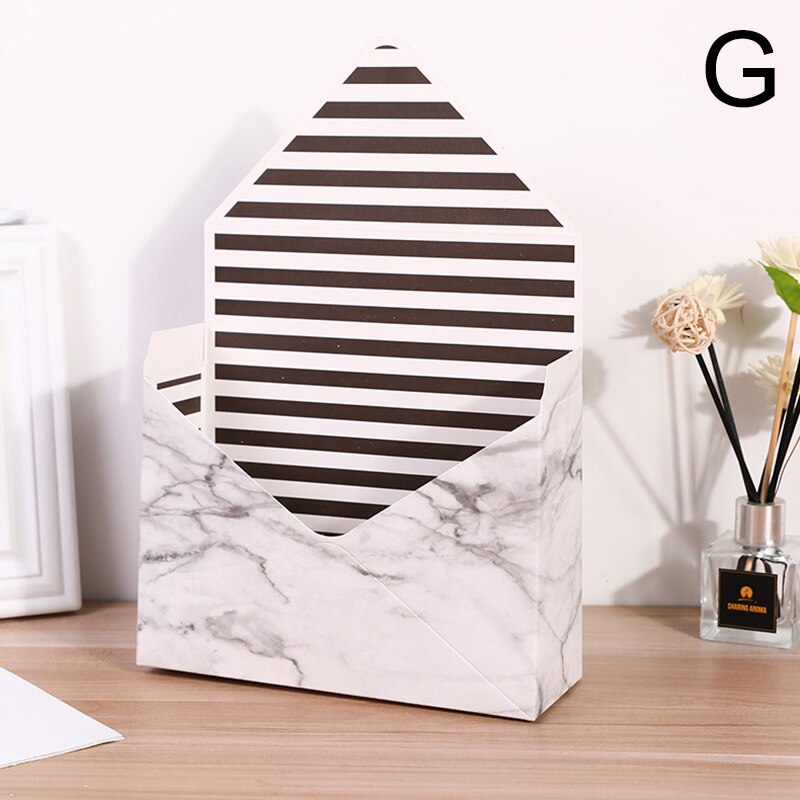 Envelope Shaped Flower Packaging Box Envelope Fold Flower Storage Box For Wedding Engagement Party Decoration Boxes: G